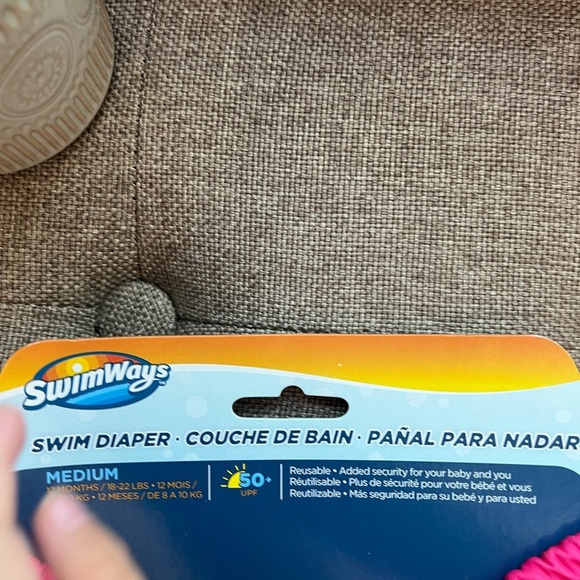 SwimWays Swim Diaper - Pink Mermicorn Medium - Picture 9 of 10